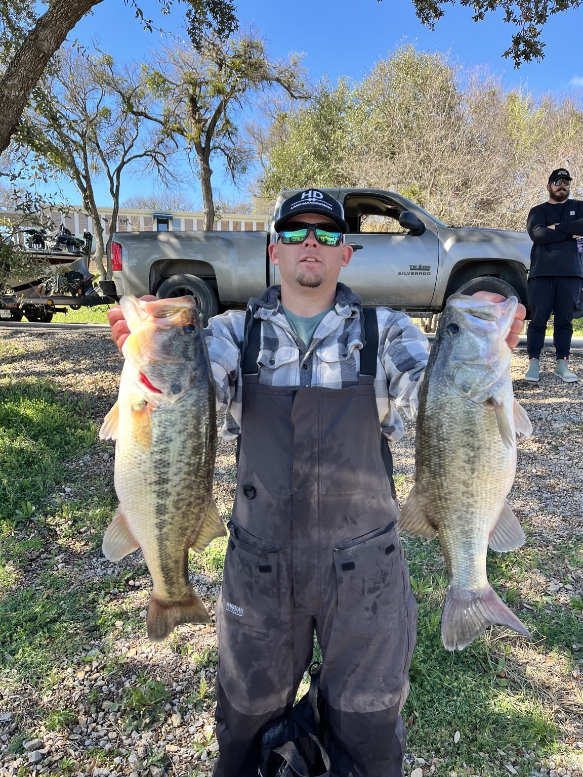 Recent Lake Brownwood bass catch
