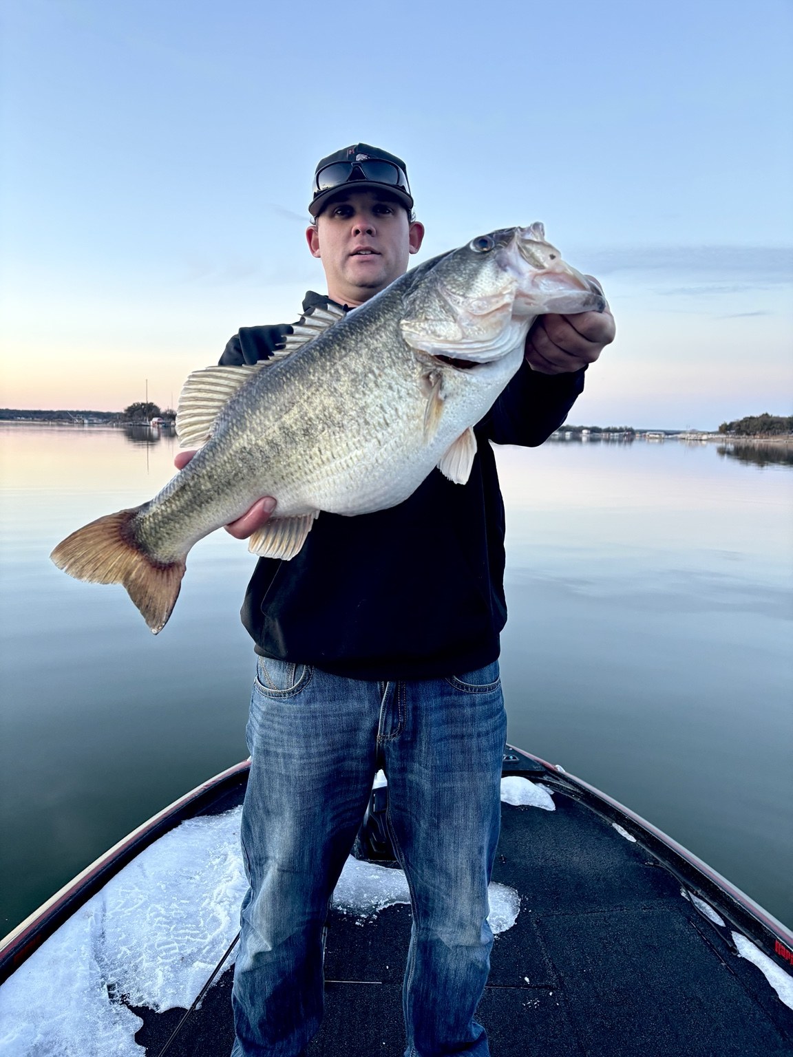 Recent Lake Brownwood bass catch