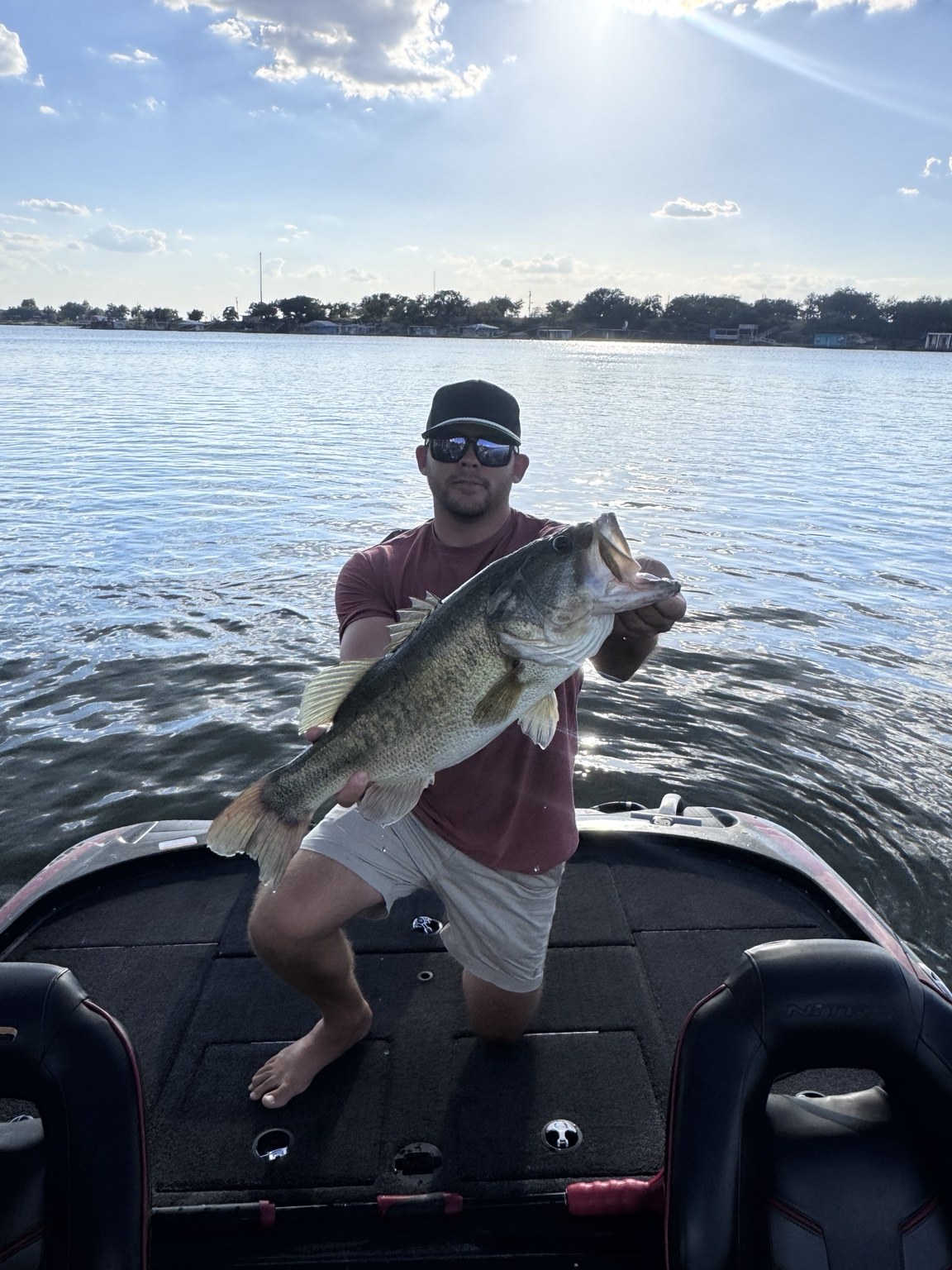 Recent Lake Brownwood bass catch